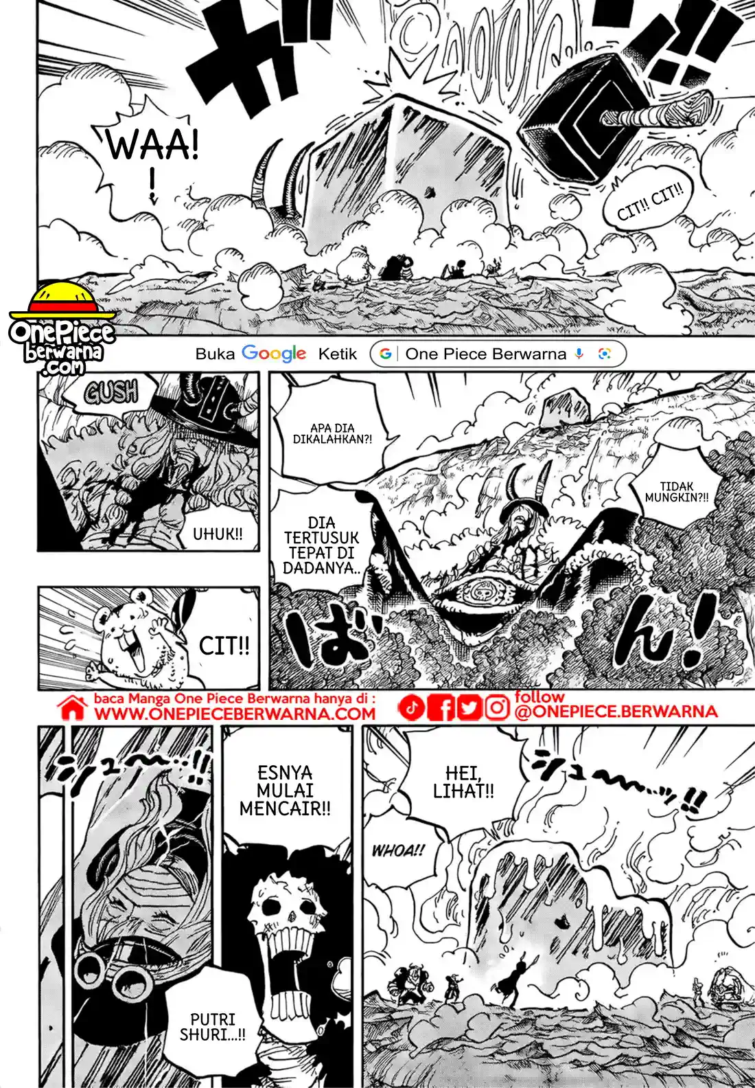 One Piece berwarna 1187 1188 1189 bahasa indonesia